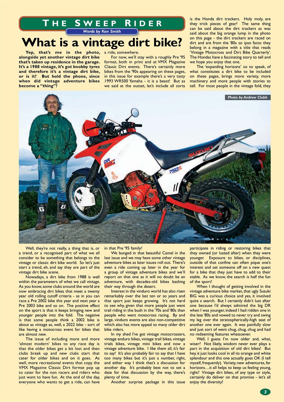 VMX Magazine Preview Pages