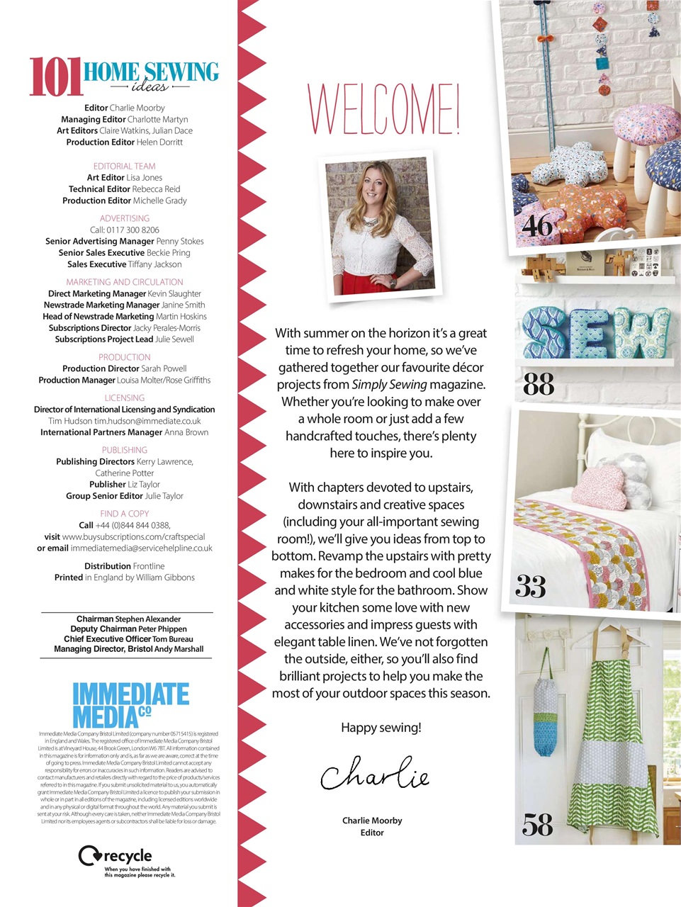 Simply Sewing Preview Pages