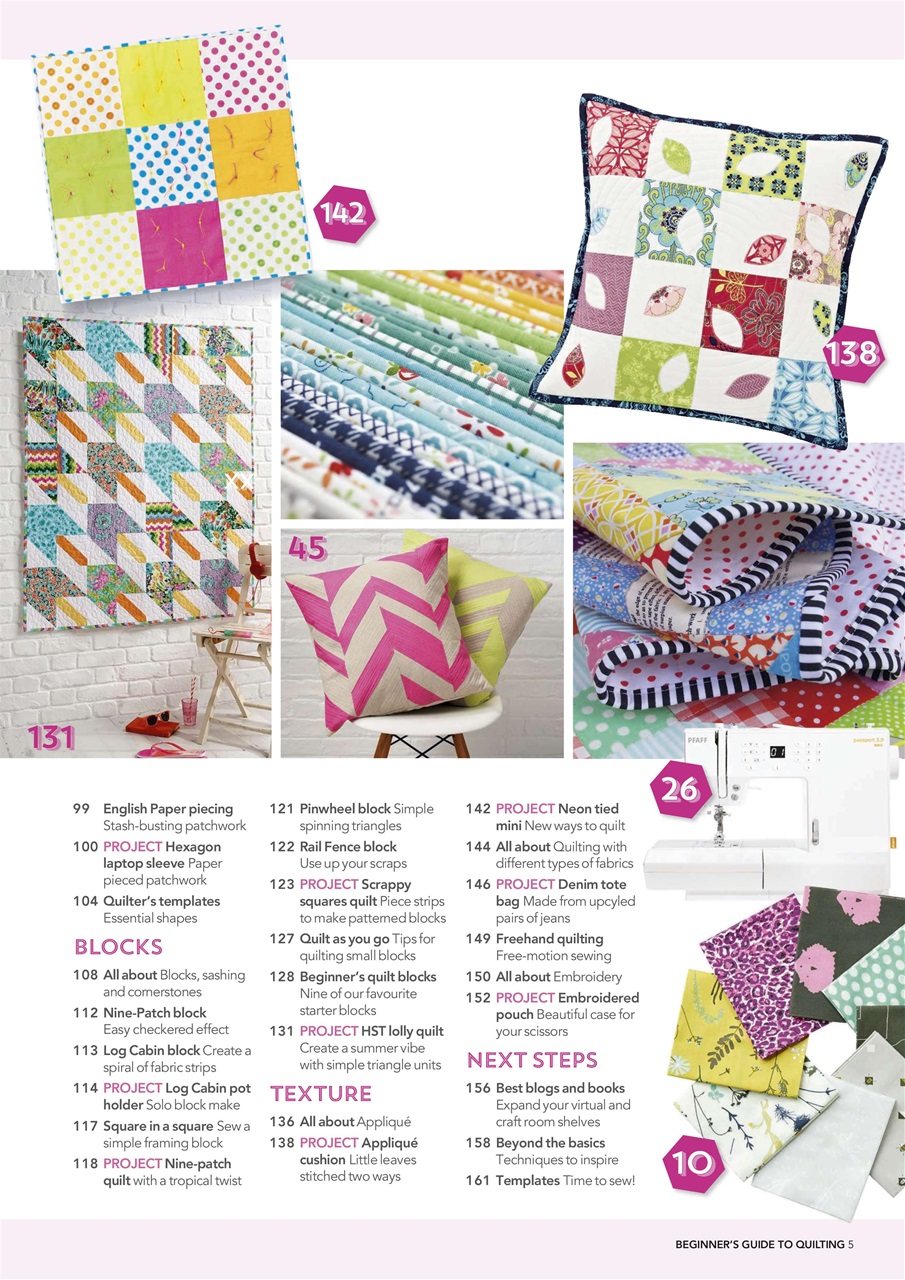 Love Patchwork & Quilting Preview Pages