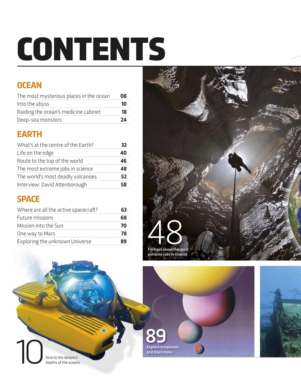 BBC Science Focus Magazine Preview Pages