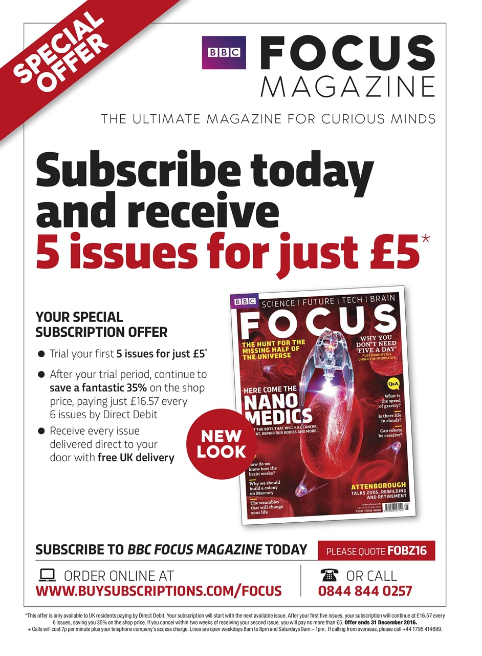 BBC Science Focus Magazine Preview Pages