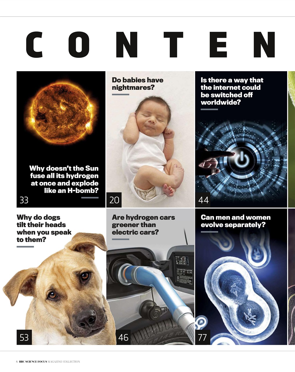 BBC Science Focus Magazine Preview Pages