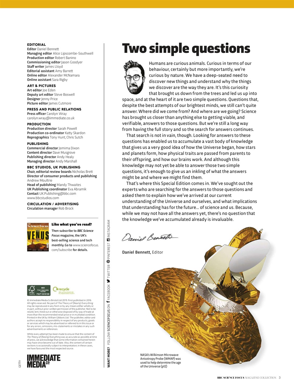 BBC Science Focus Magazine Preview Pages