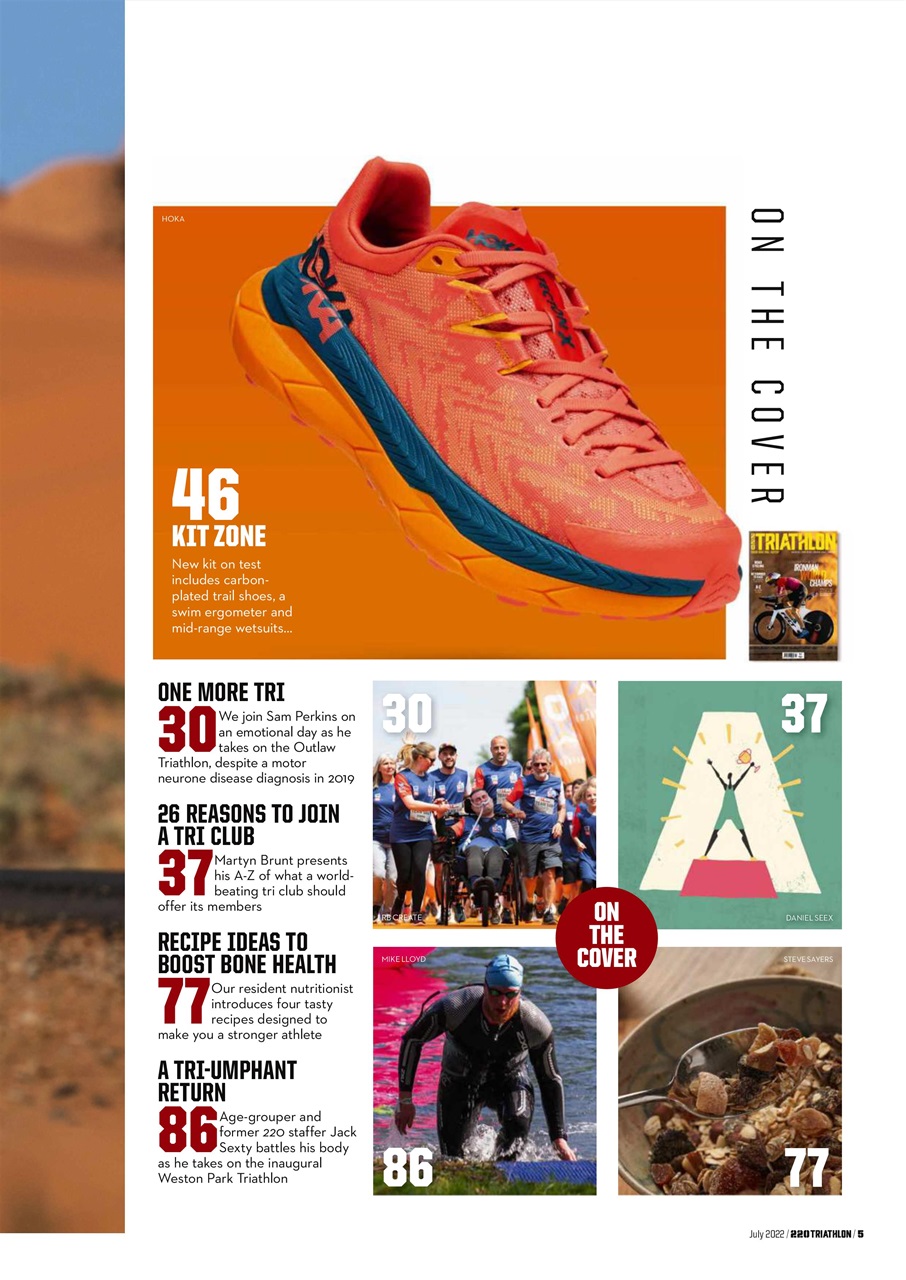 220 Triathlon Magazine Preview Pages