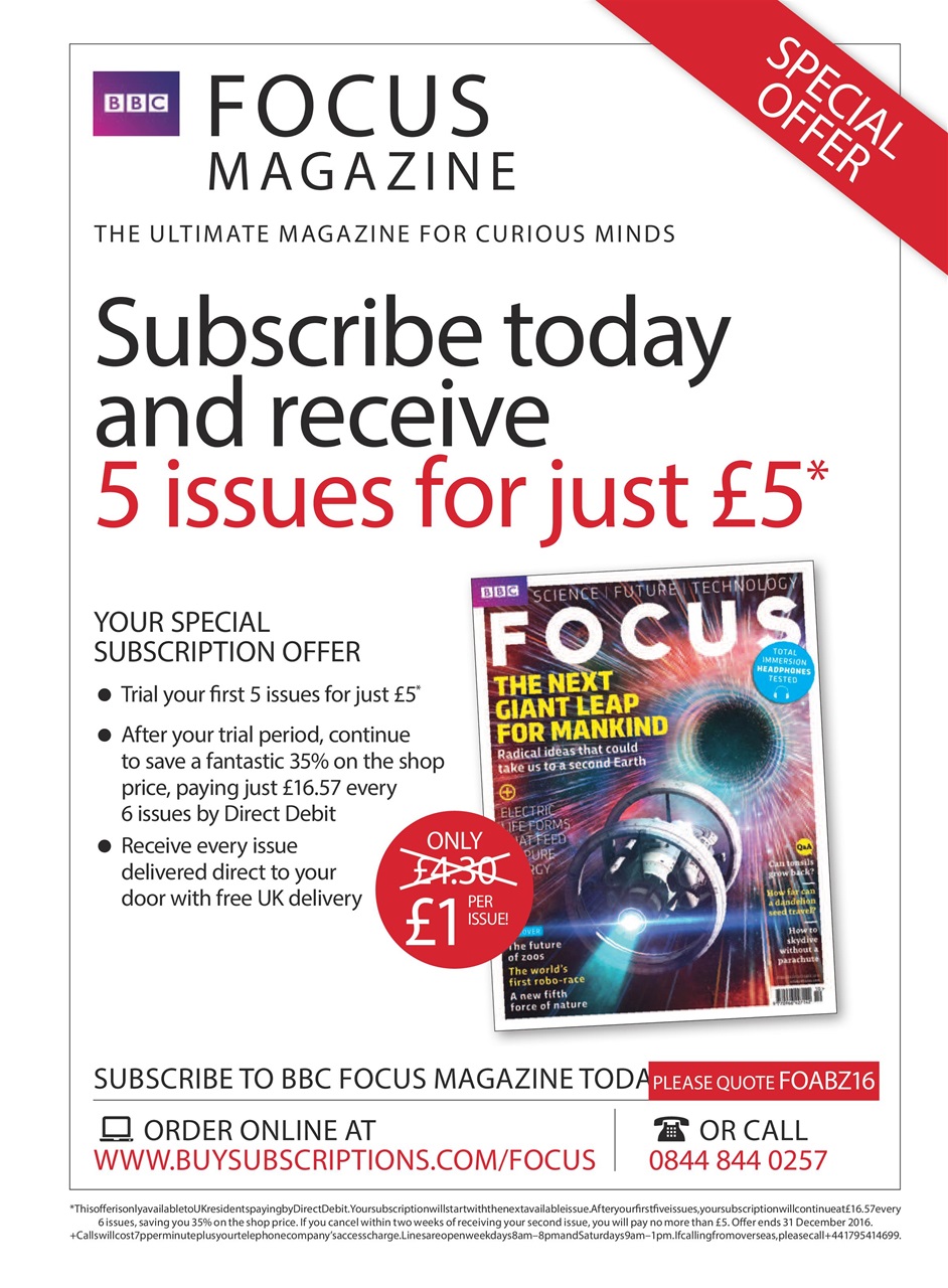 BBC Science Focus Magazine Preview Pages
