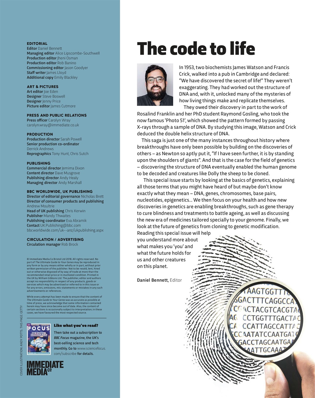 BBC Science Focus Magazine Preview Pages