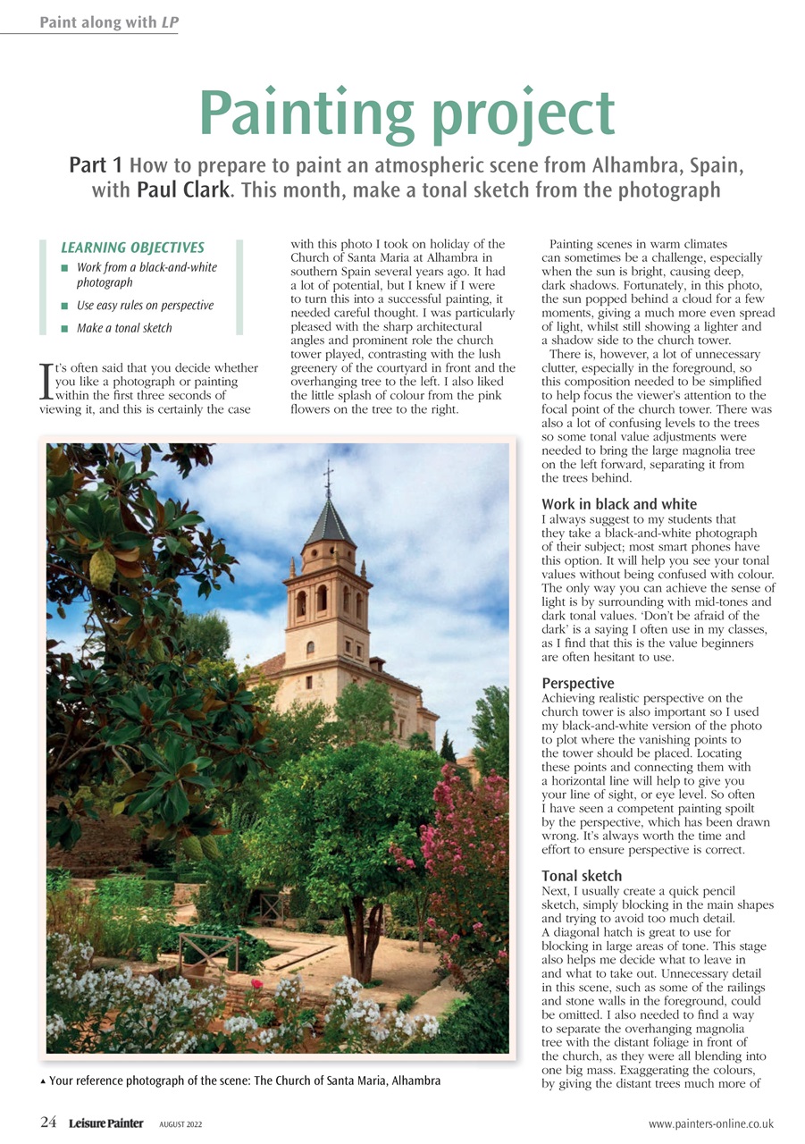 Leisure Painter & The Artist Preview Pages