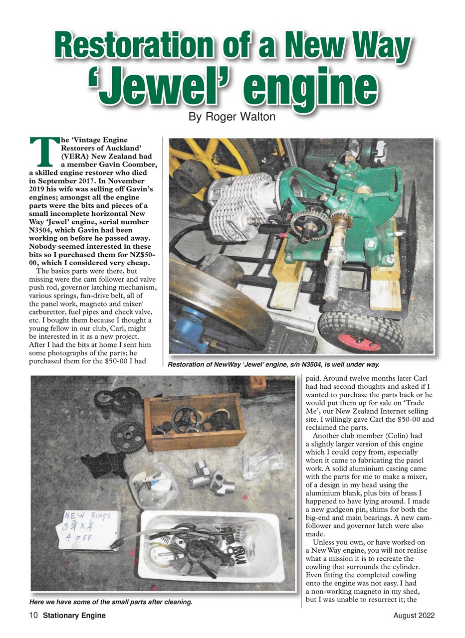 Stationary Engine Preview Pages