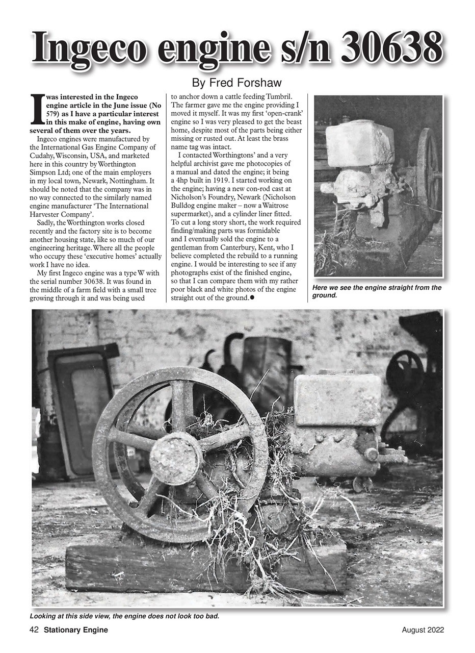 Stationary Engine Preview Pages