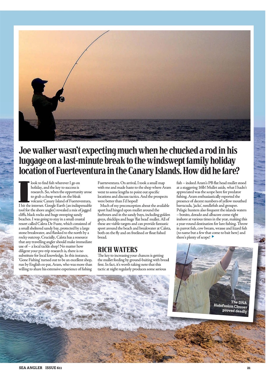 Sea Angler Preview Pages