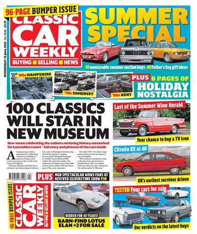 Classic Car Weekly issue 15-Jun-22