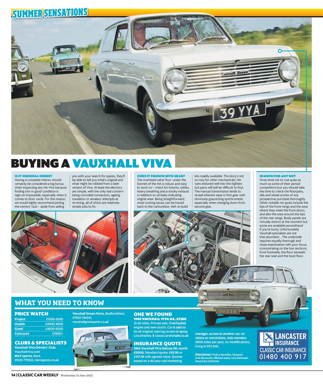 Classic Car Weekly Preview Pages