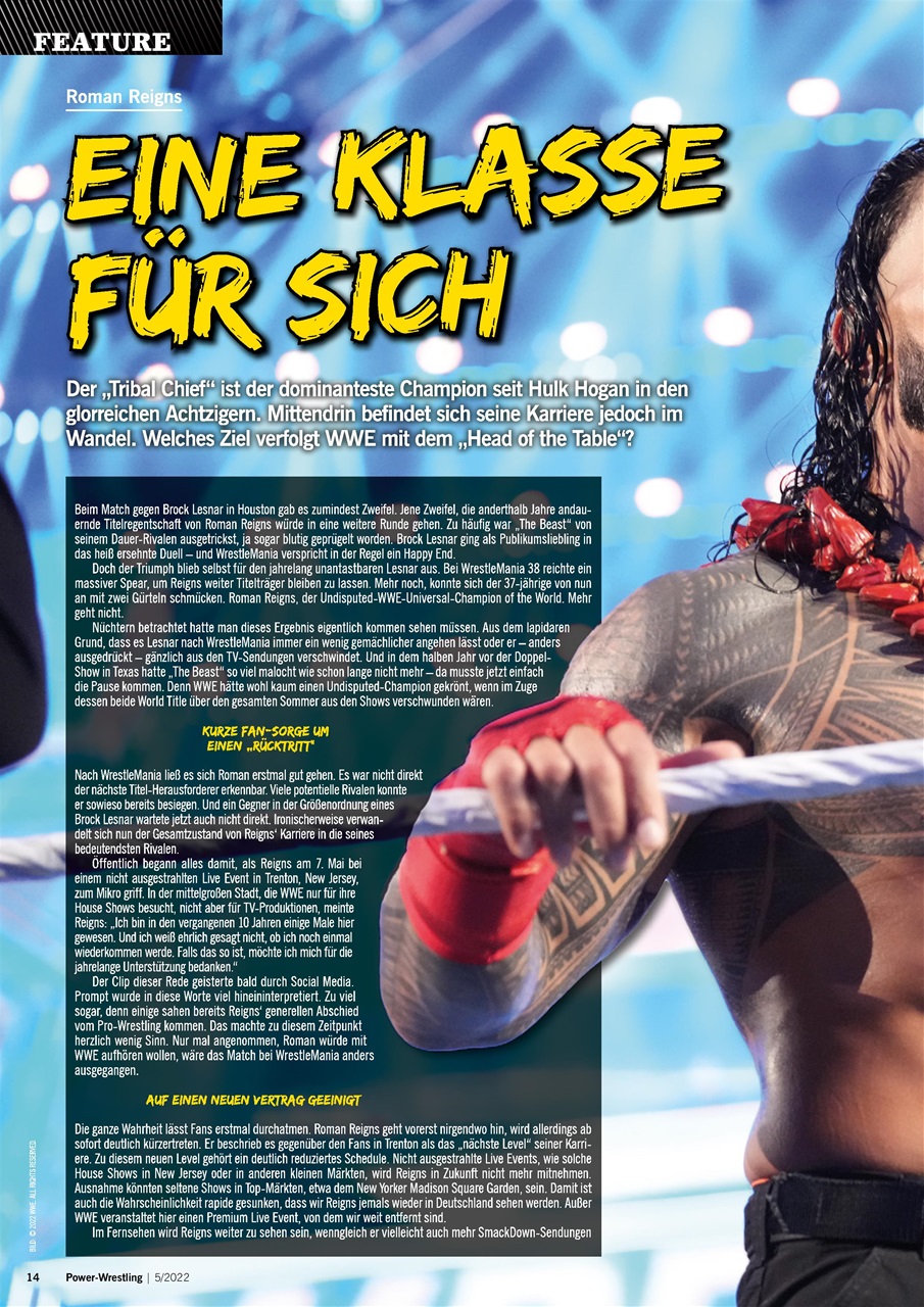 Power-Wrestling Preview Pages