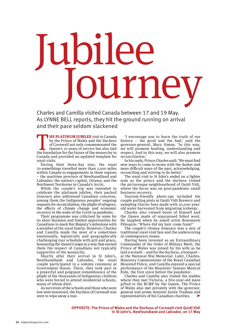 Majesty Magazine Preview Pages