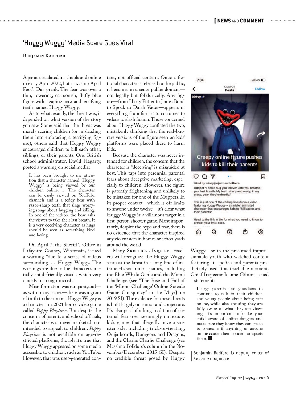 Skeptical Inquirer Preview Pages