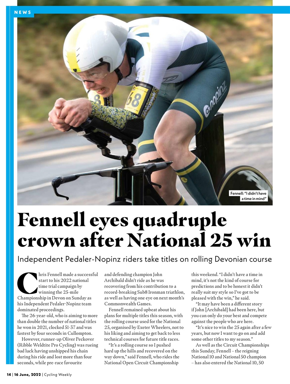 Cycling Weekly Preview Pages