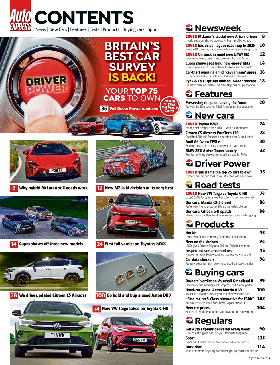 Auto Express Preview Pages