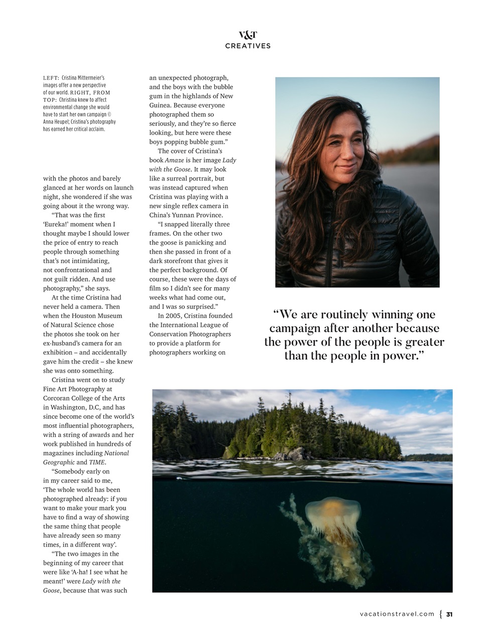 Vacations & Travel Preview Pages