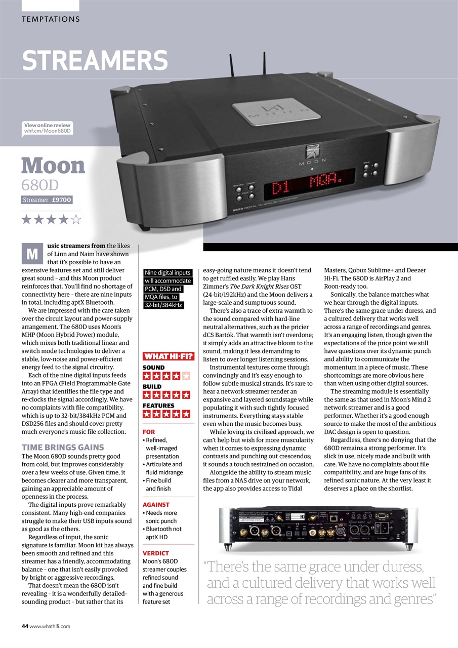 What HiFi Preview Pages