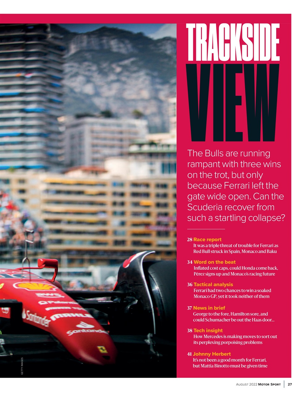 Motor Sport Magazine Preview Pages