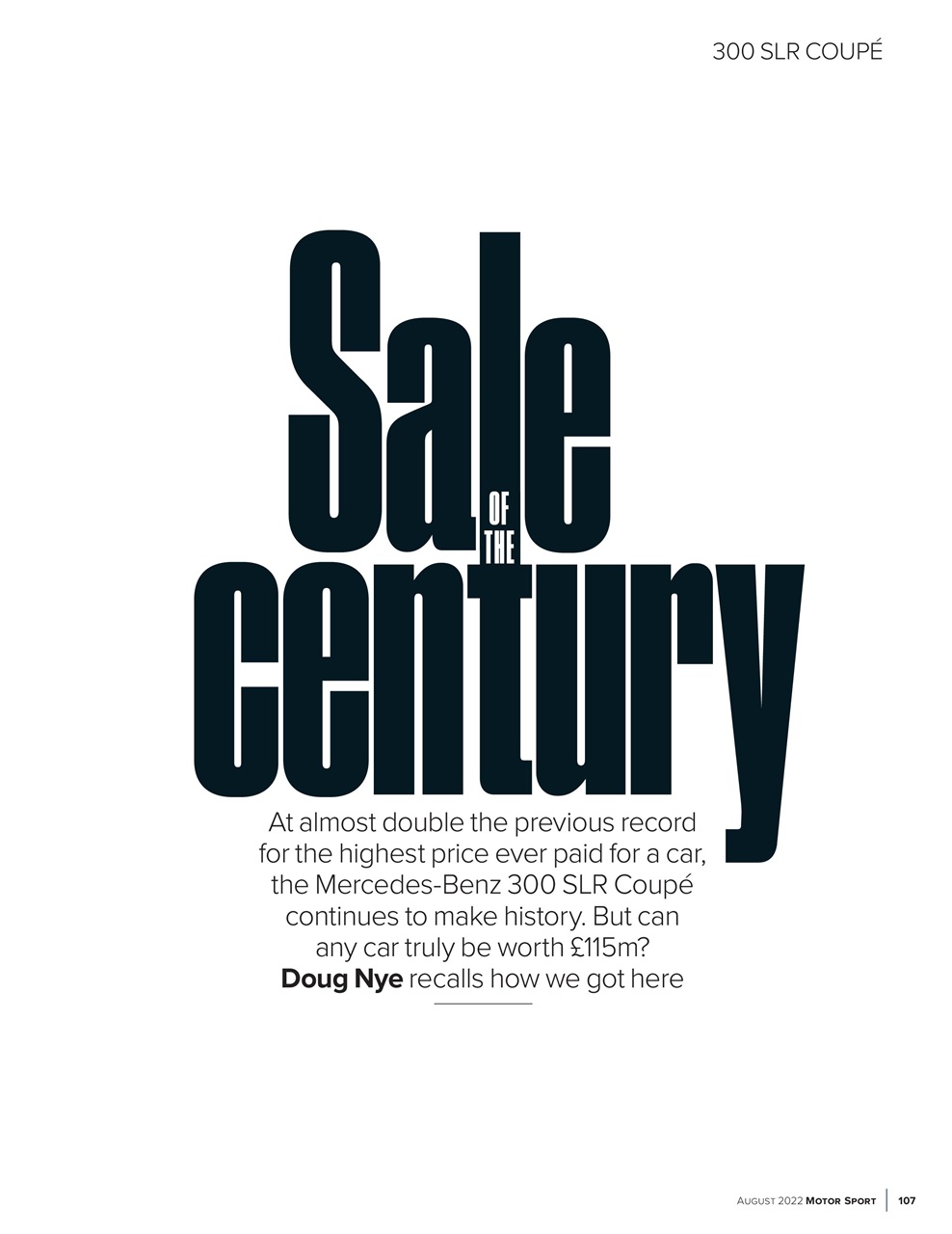 Motor Sport Magazine Preview Pages