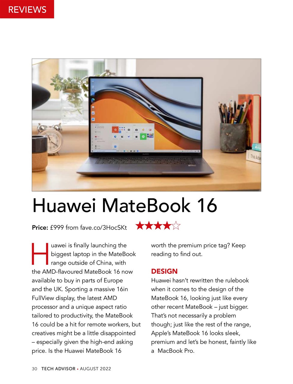 Tech Advisor Preview Pages