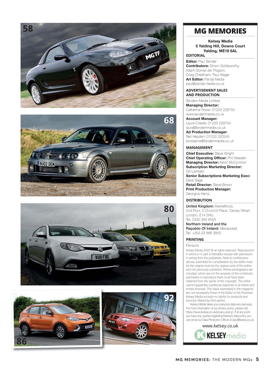 MG Memories Preview Pages