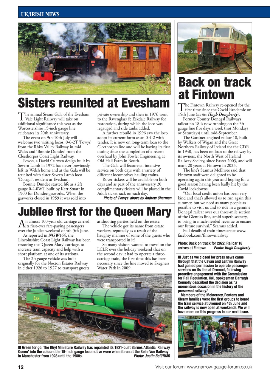 Narrow Gauge World Preview Pages