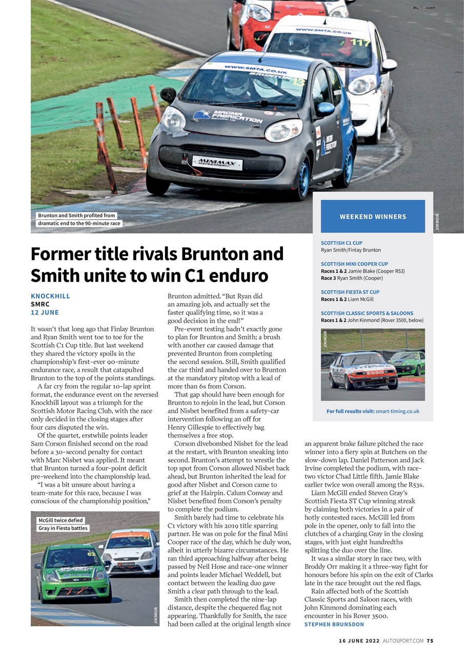 Autosport Preview Pages