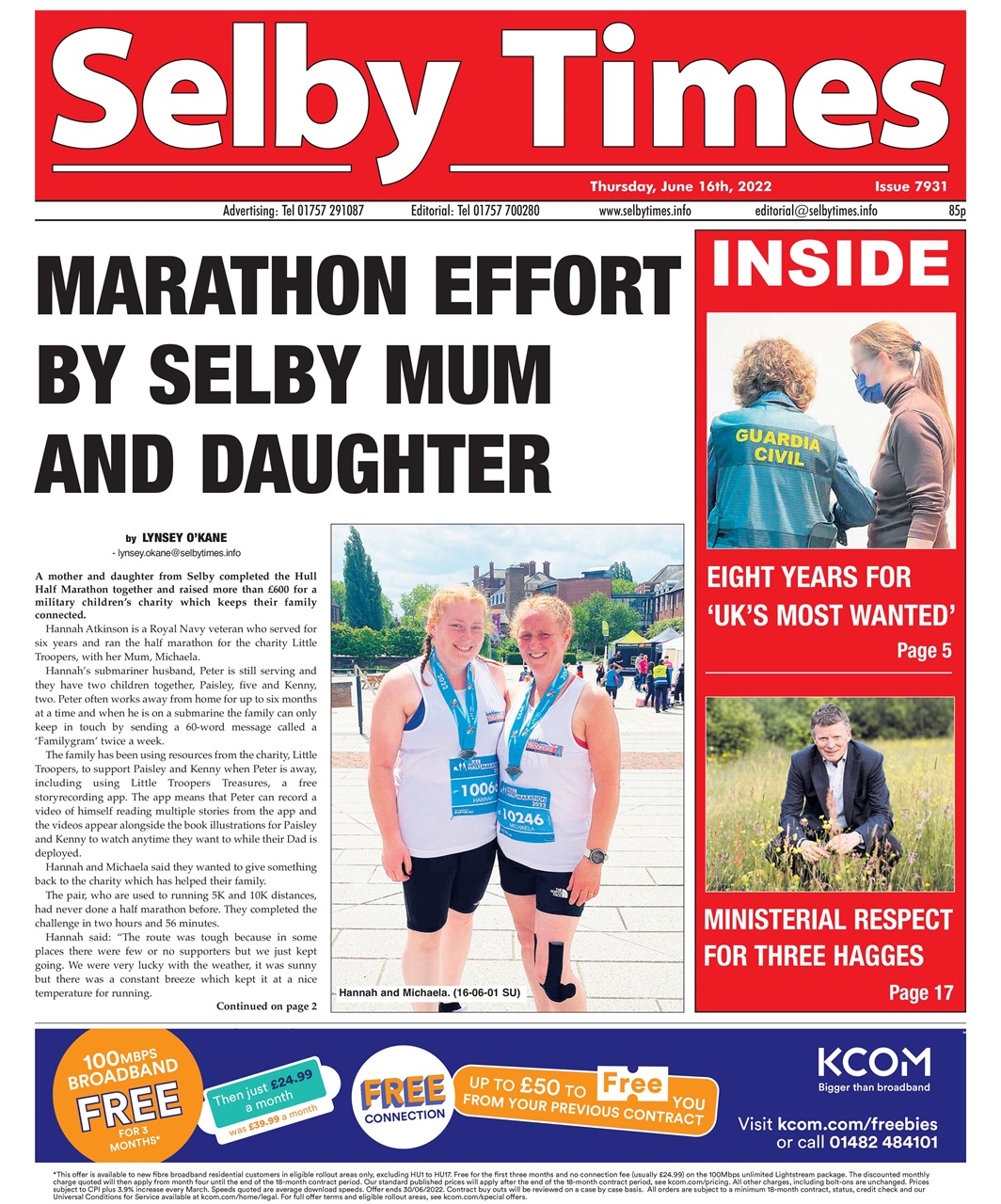 Selby Times Preview Pages