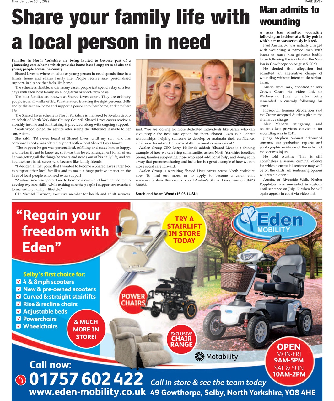 Selby Times Preview Pages