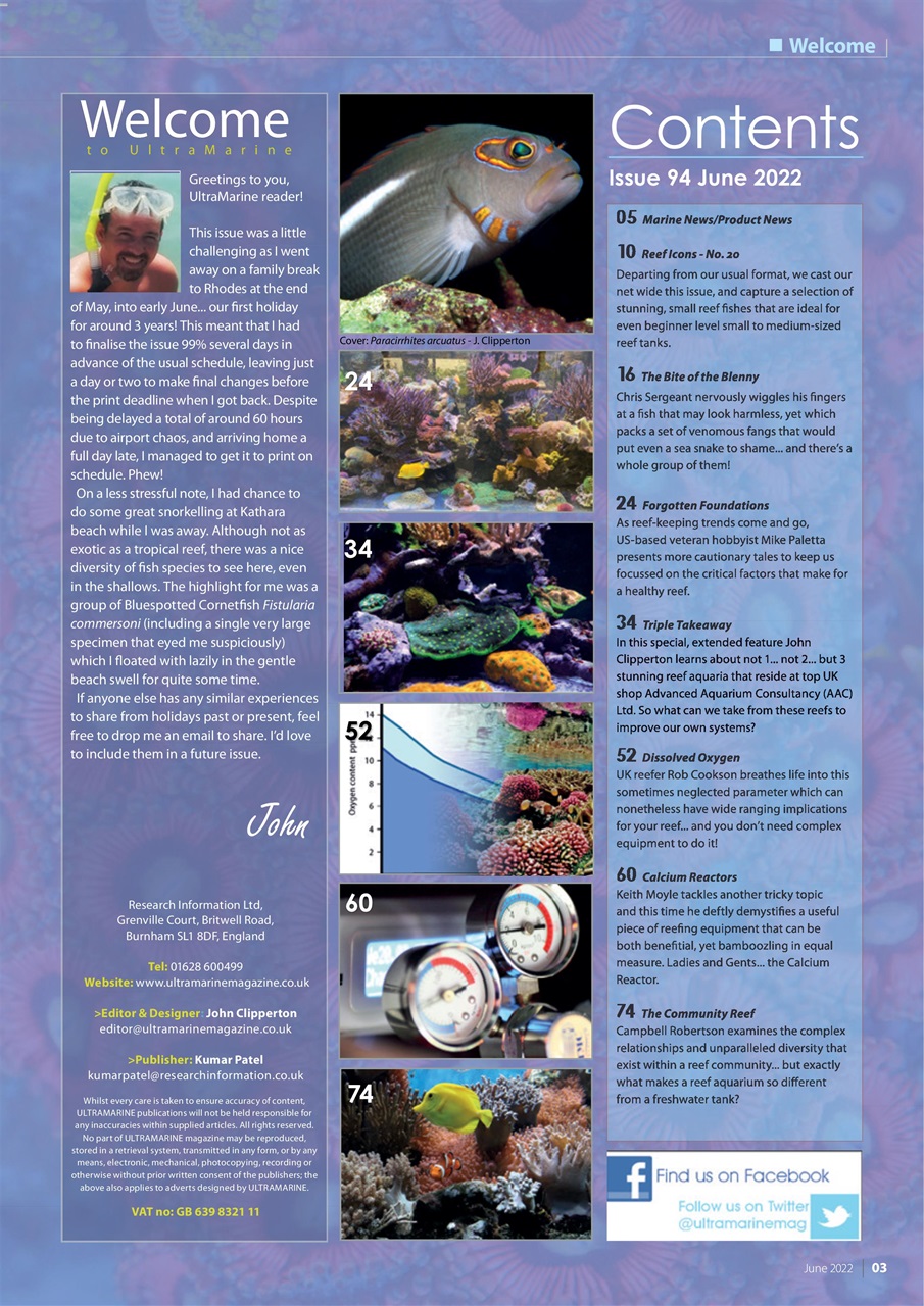 UltraMarine Magazine Preview Pages