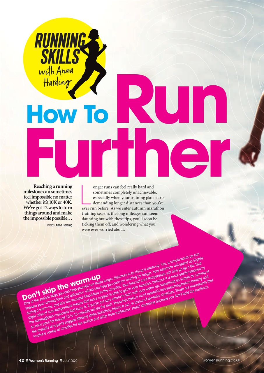 Women’s Running Preview Pages