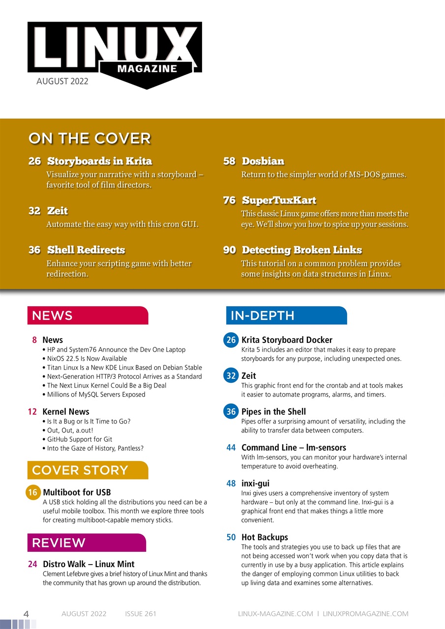 Linux Magazine Preview Pages