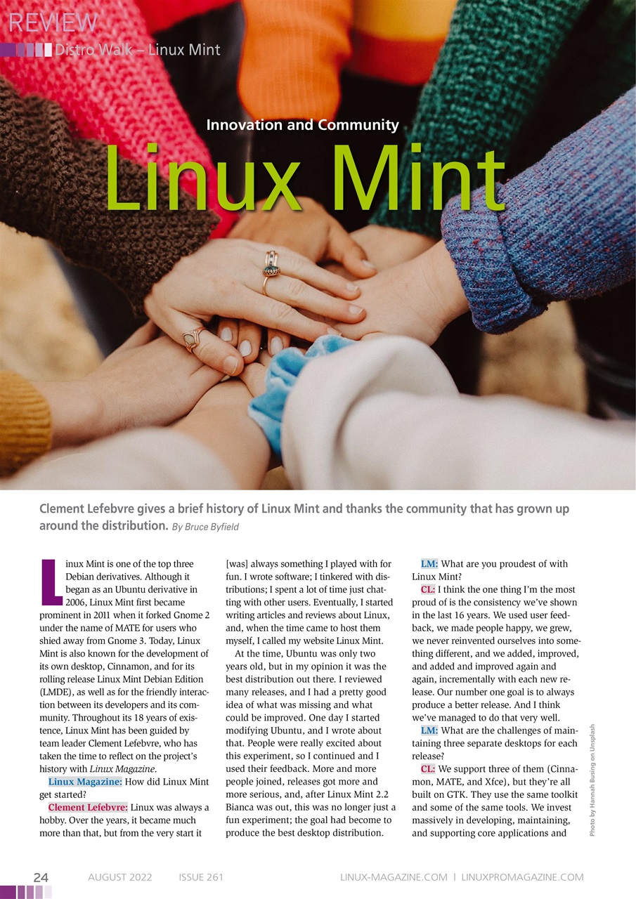 Linux Magazine Preview Pages