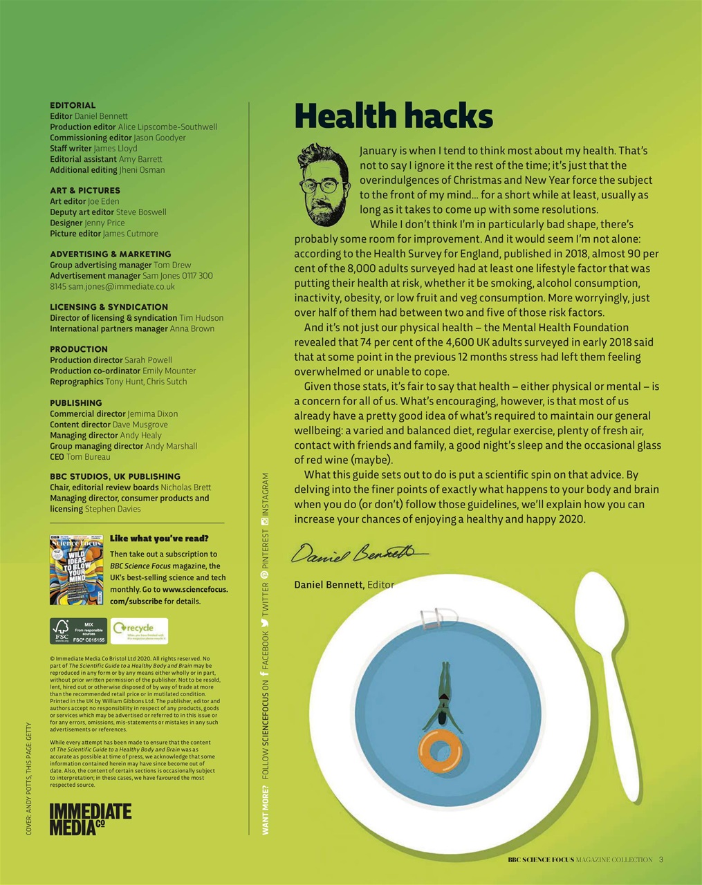 BBC Science Focus Magazine Preview Pages