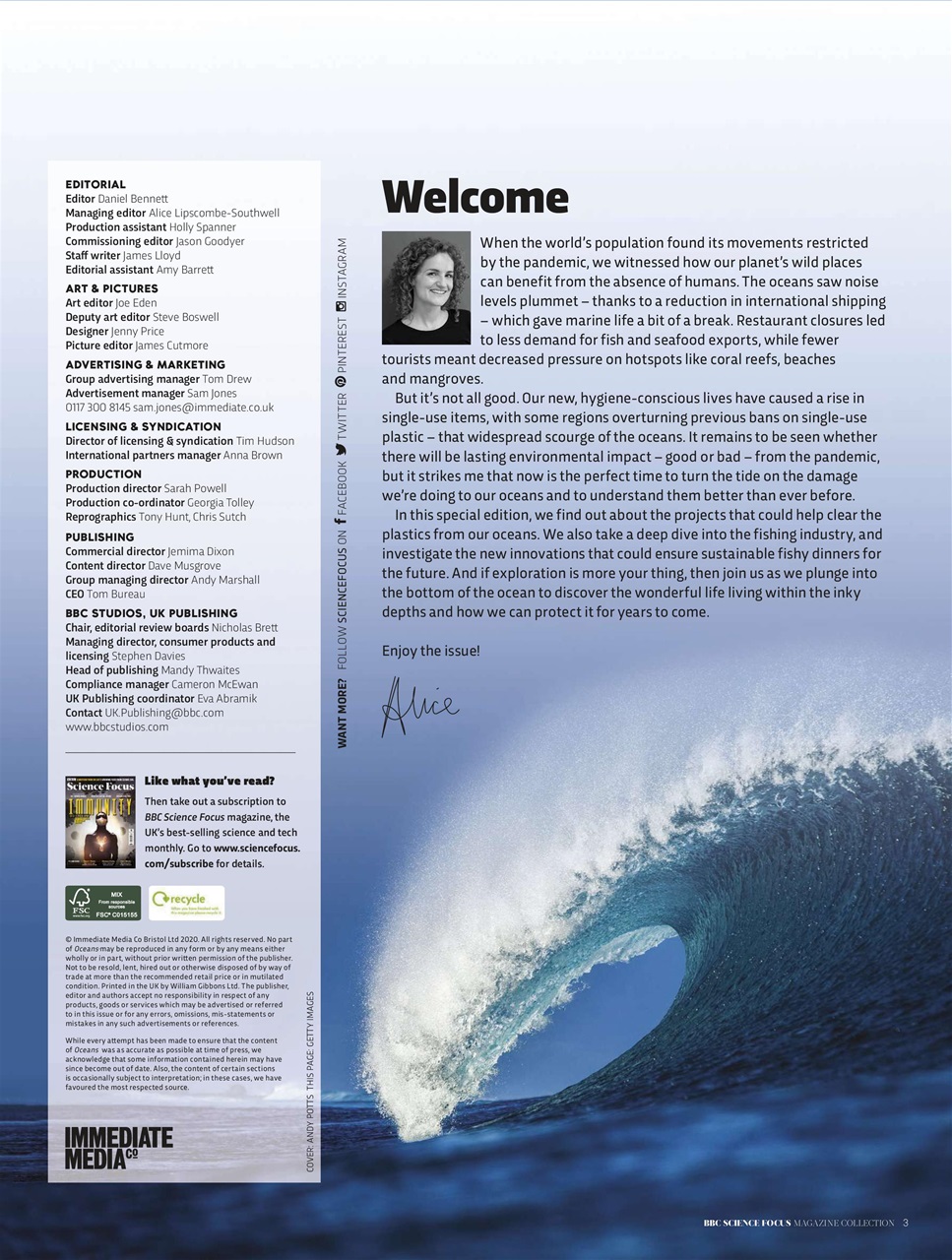 BBC Science Focus Magazine Preview Pages