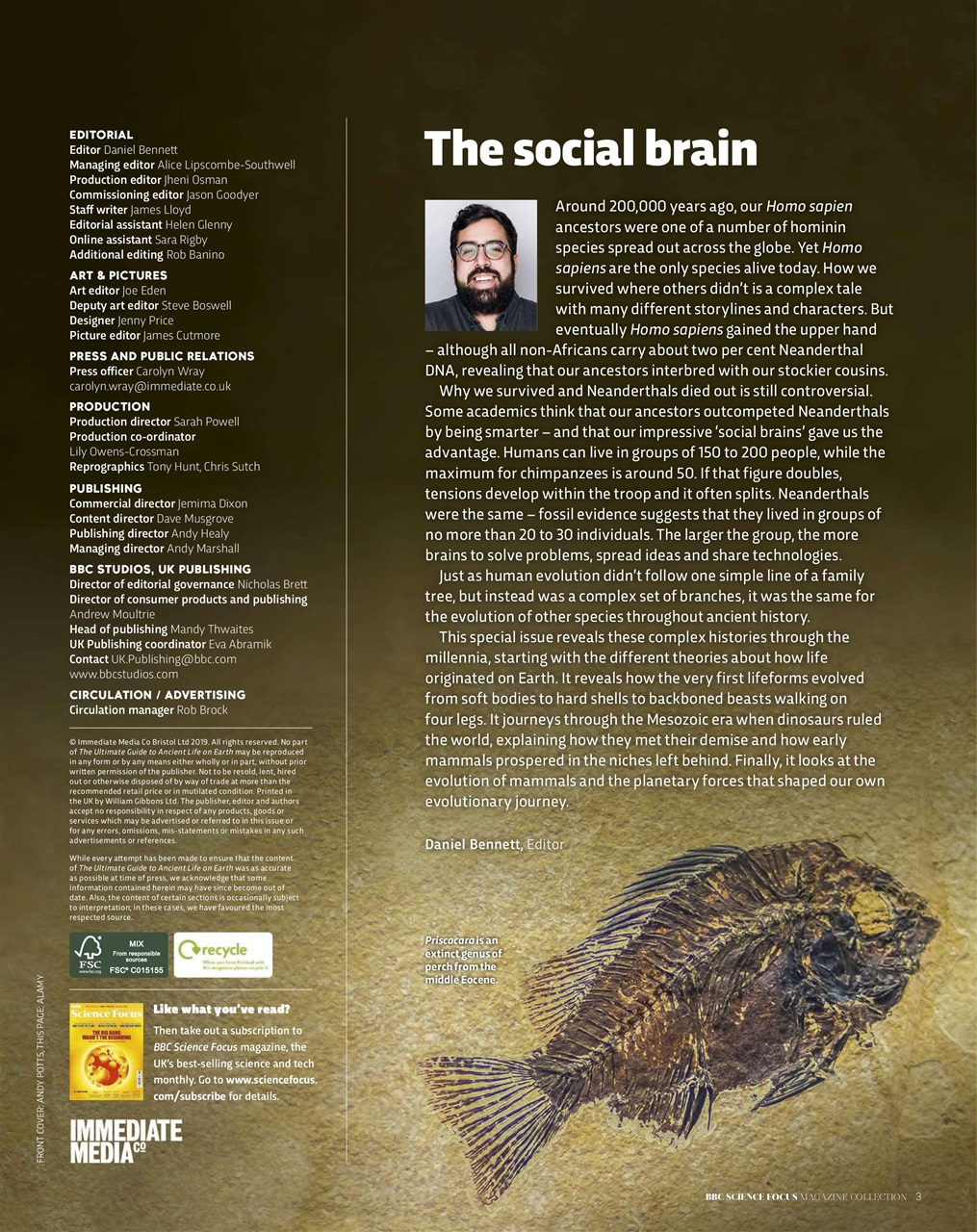 BBC Science Focus Magazine Preview Pages