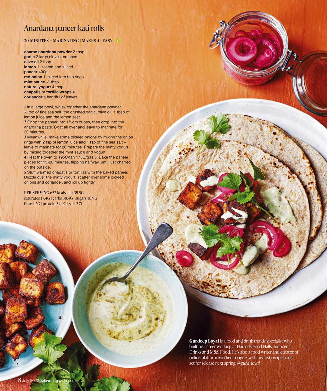 Olive Magazine Preview Pages