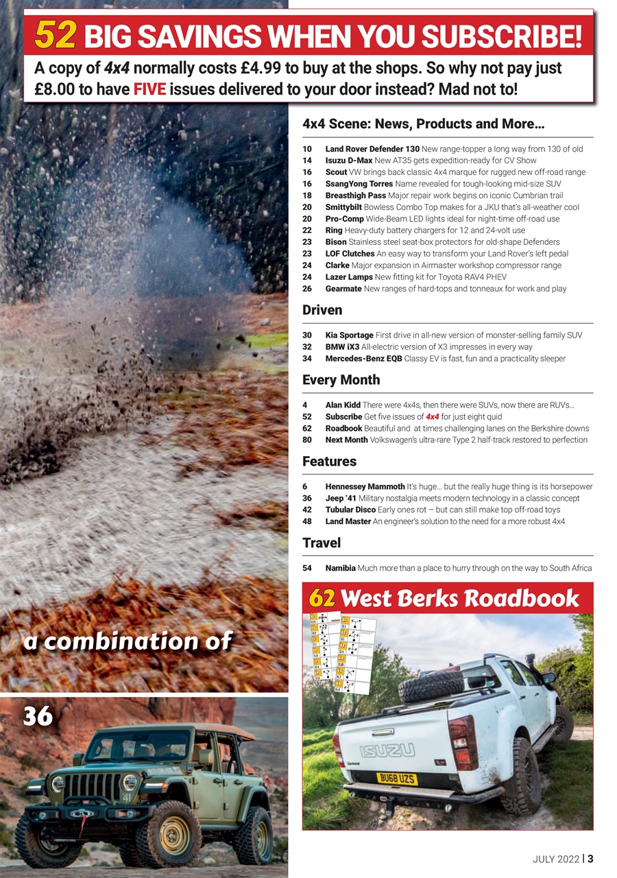 Overlander 4X4 Preview Pages