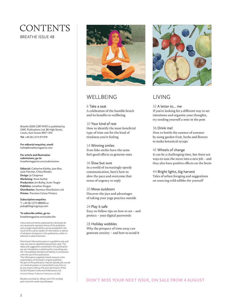 Breathe Preview Pages