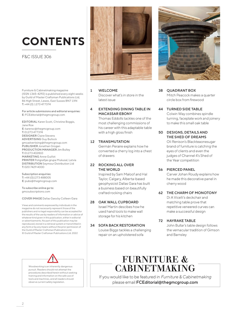 Furniture & Cabinetmaking Preview Pages