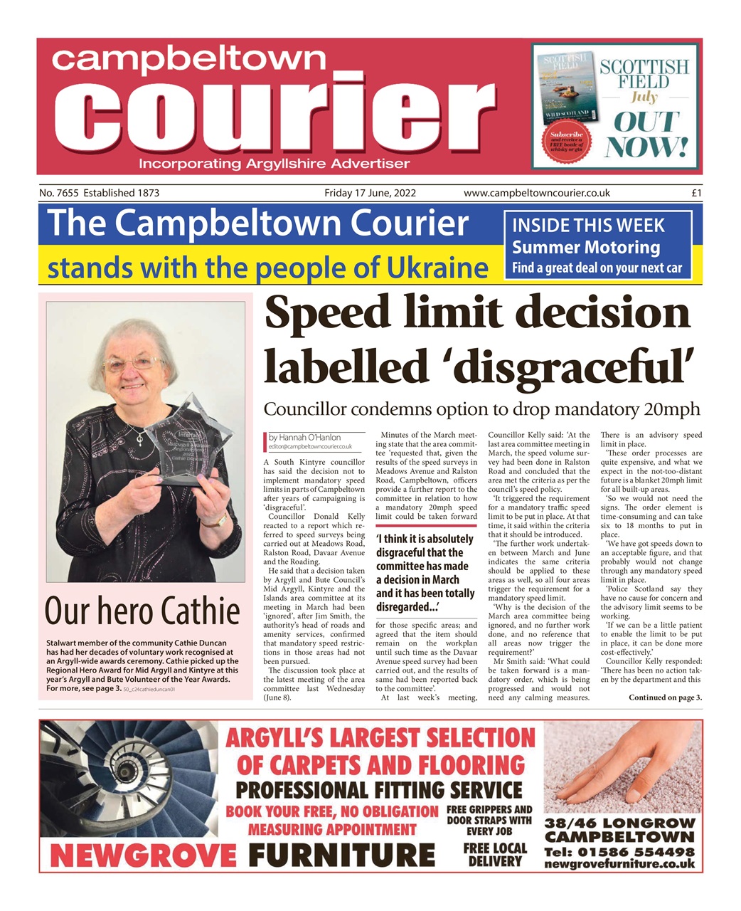 Campbeltown Courier Preview Pages