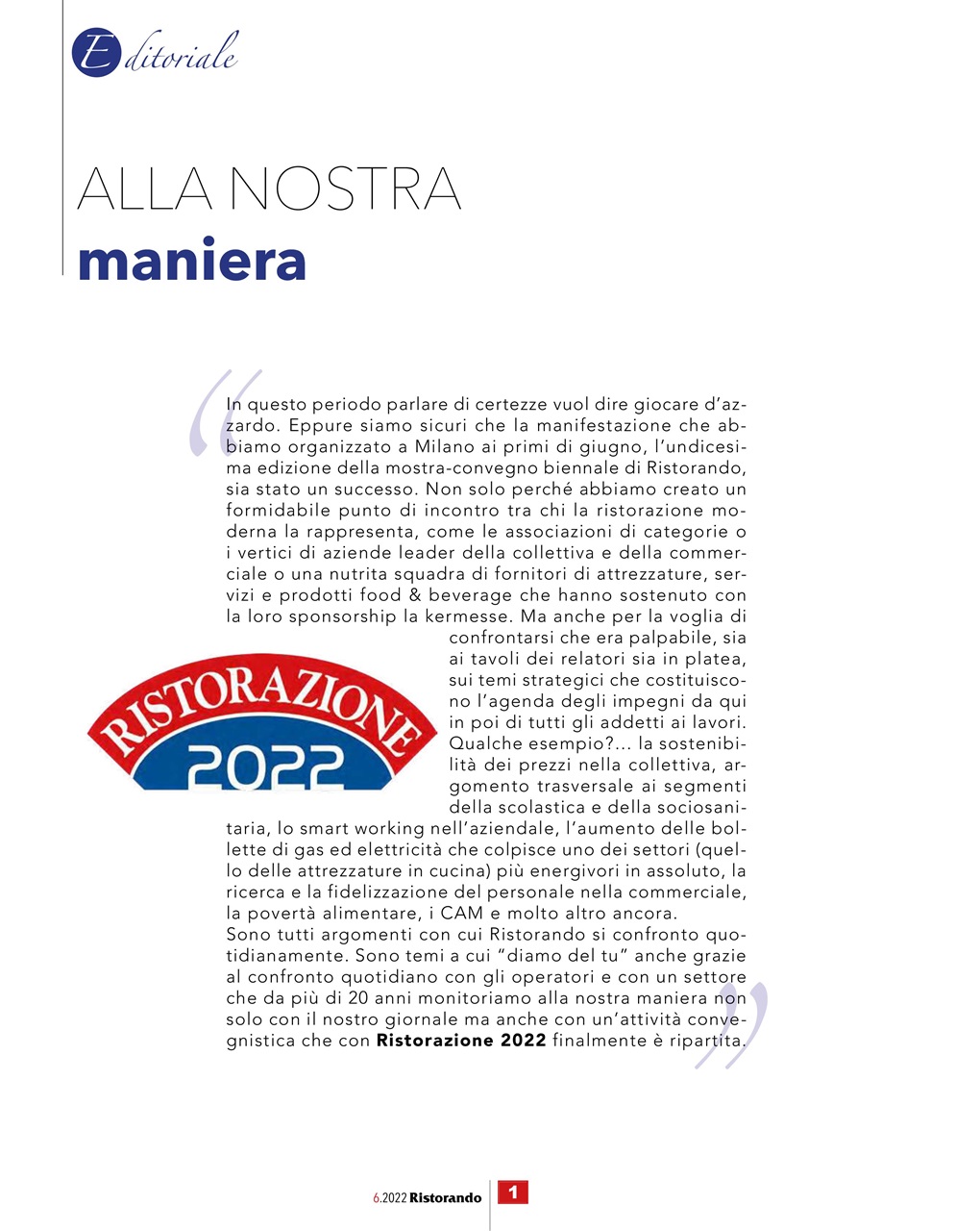 Ristorando Preview Pages