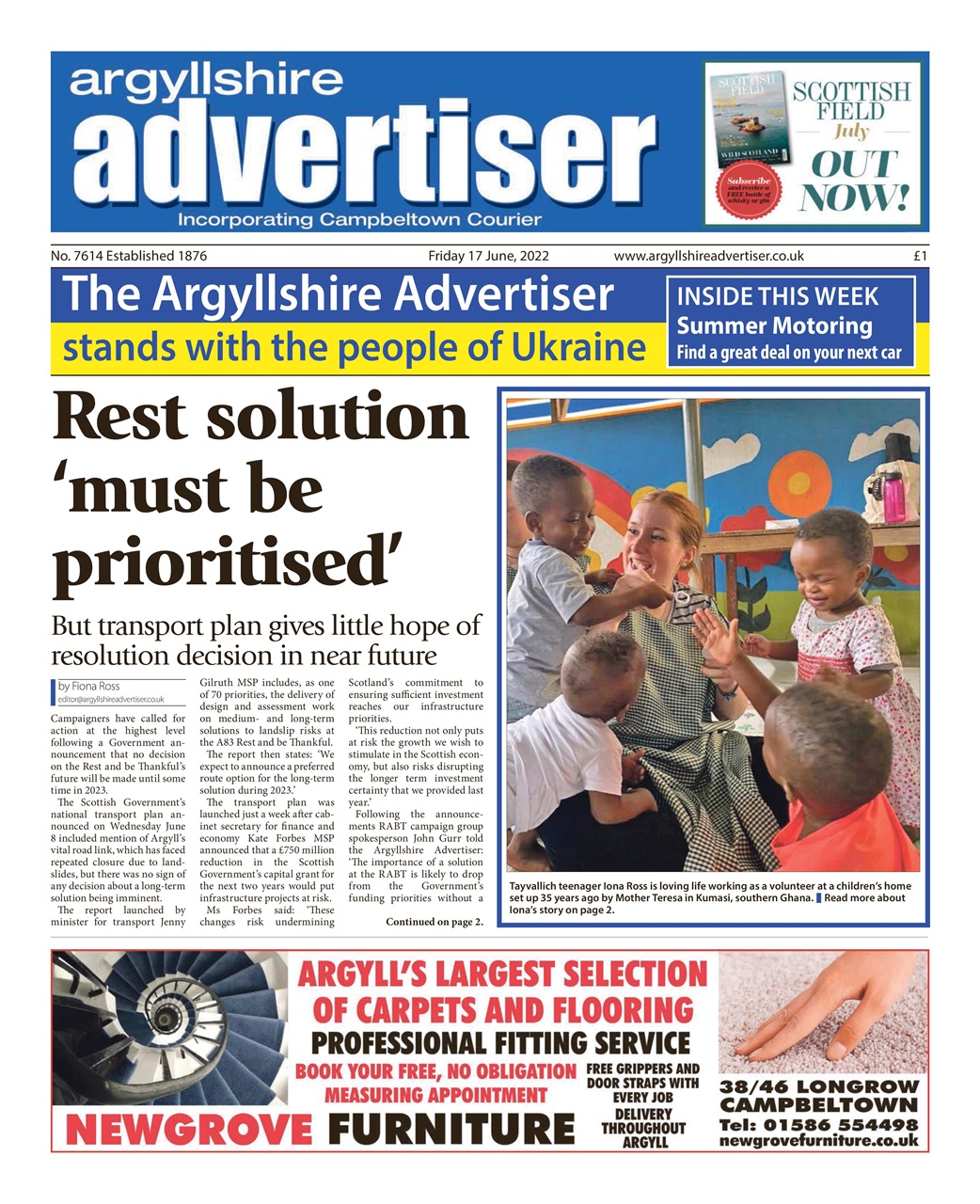 Argyllshire Advertiser Preview Pages