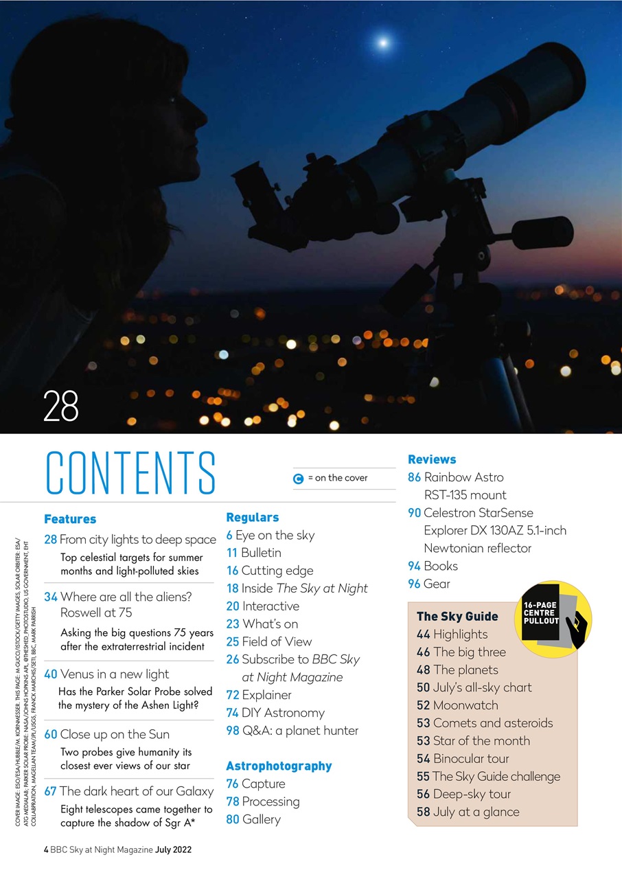 BBC Sky at Night Magazine Preview Pages