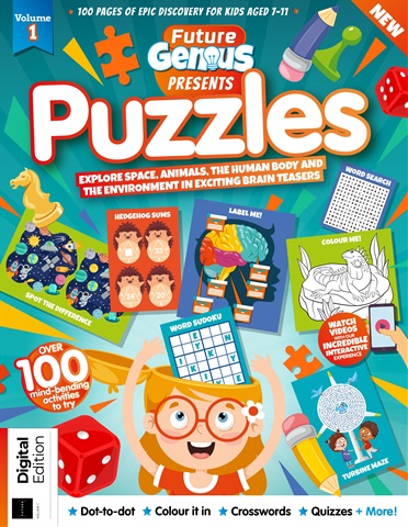Future Genius Bookazine issue Future Genius Puzzles Volume 1