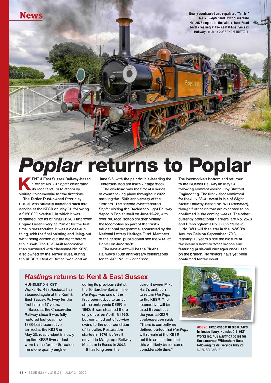 Steam Railway Preview Pages