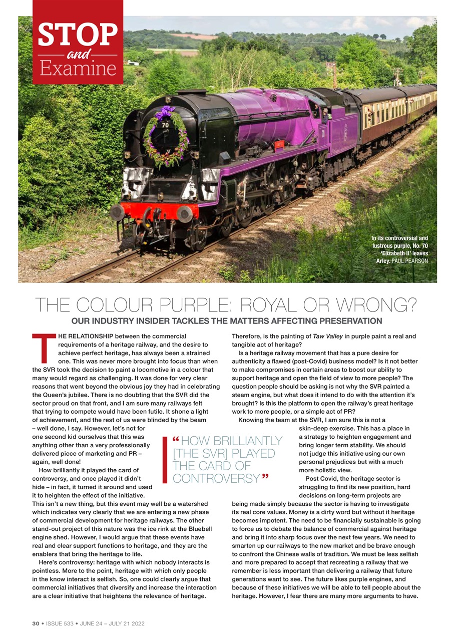 Steam Railway Preview Pages