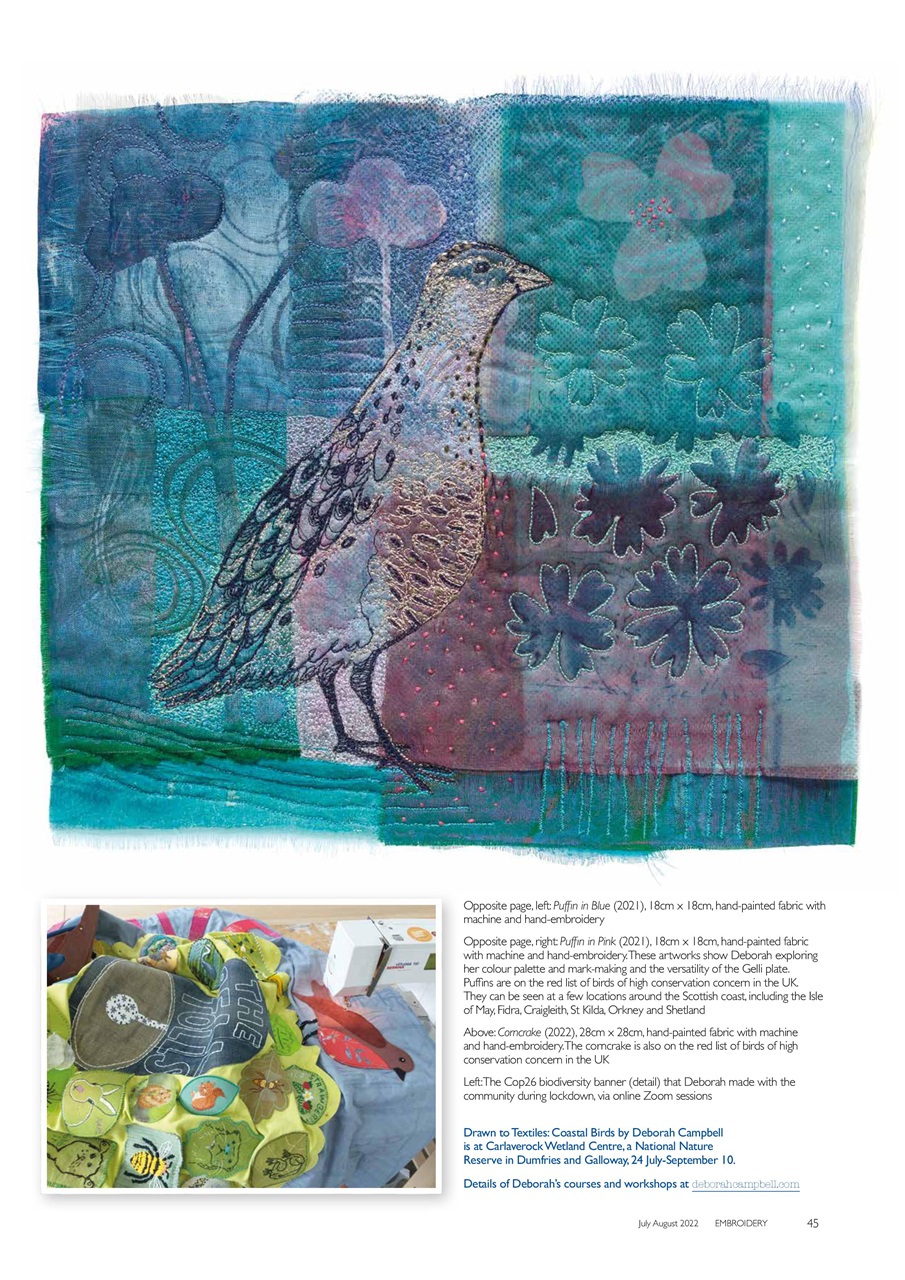 Embroidery Magazine Preview Pages